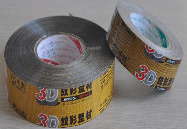 Medium adhesion PE protective film for aluminum profile1